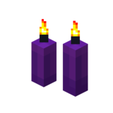Две фиолетовые свечи (горящие).png